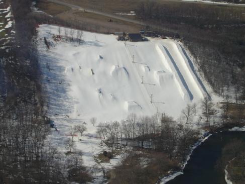 Snowpark a Raging Buffalo, Illinois