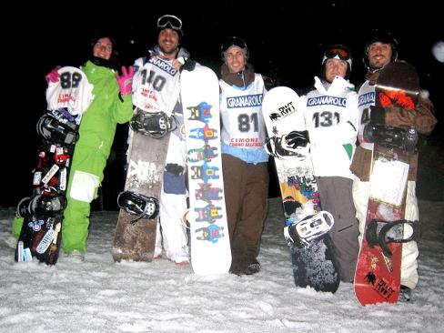 Cimone Slopestyle Contest 2007 - gruppo abfu